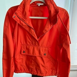 Vince brand windbreaker in Orange.perfect condition